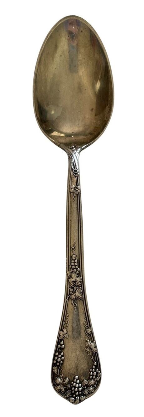 Reed & Barton Sheffield Grapes Silver Plate Teaspoon 5.25” vintage